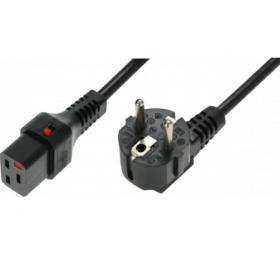 Cordon électrique IEC C19 verrouillable 2 m noir