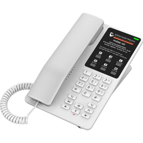 Téléphone IP PoE Hotel blanc Grandstream GHP620