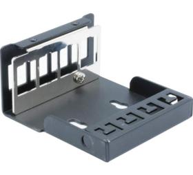 Boitier 1U 4 ports Keystone pour Rail DIN ou mural