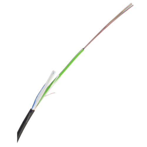 Câble optique 24 fibres multimode OM4 50/125 à la coupe
