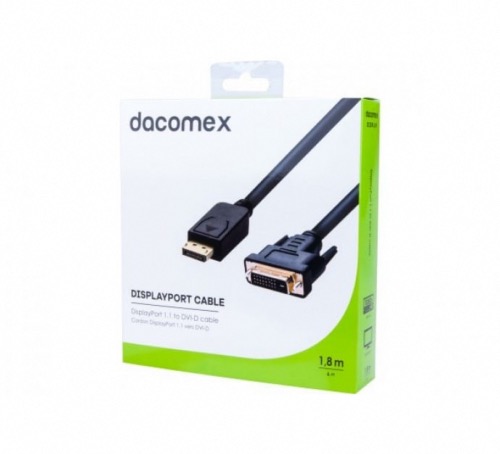 Cordon DisplayPort 1.1 vers DVI-D 1,8 m