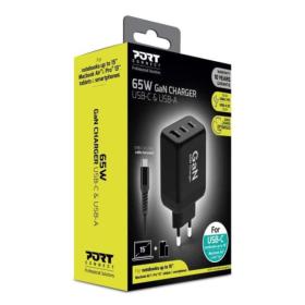 Alimentation 2 USB-C 1 USB-A 65W Port Design