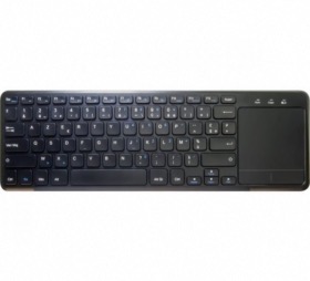 Clavier sans fil avec Touchpad noir