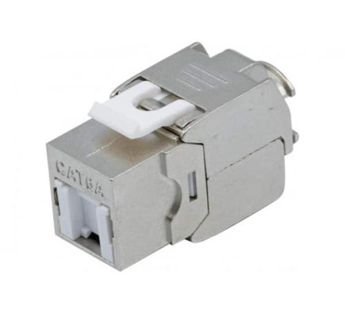 Embase RJ45 CAT6a STP blindée avec cache poussière