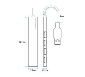 Hub USB avec 4 ports de sortie type A HUB-405AL