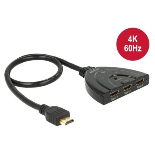 Switch HDMI 4K 3 ports DeLock