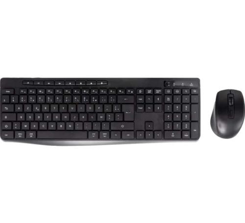 Pack clavier souris sans fil rechargeable KM550-W-G
