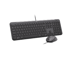 Pack clavier souris filaire Logitech MK620 graphite