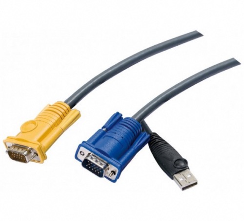 Cordon KVM VGA/USB 1,8 mètres ATEN 2L-5202UP