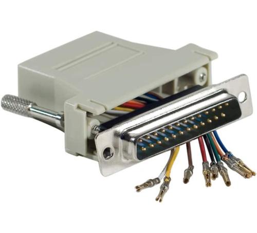 Adaptateur RJ45 F vers DB25 M