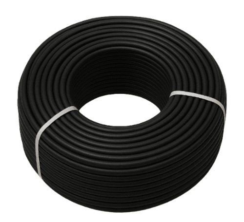 Câble noir monobrin extérieur F/UTP catégorie 6a - 100 M
