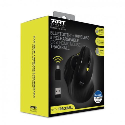Trackball sans fil rechargeable Port Design
