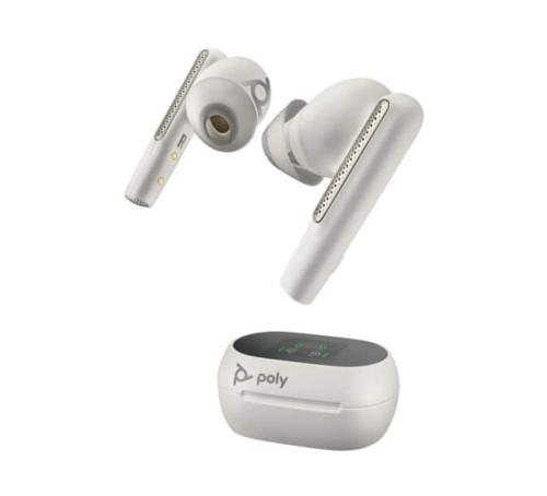 Ecouteurs sans fil Bluetooth USB-A Poly 60+ UC blancs