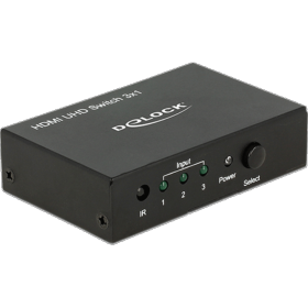 Switch HDMI 4K 3 ports avec télécommande Delock