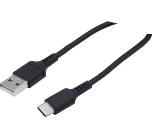 Cordon USB 2.0 type A/C 1 m matériaux recyclés