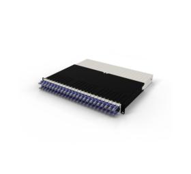 Panneau Patchbox One 24 RJ45 Cat6a UTP 0,8 m 8U violets