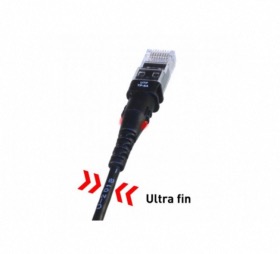 Cable PatchSee fin Cat. 6a U/UTP 2,7 m à repérage lumineux