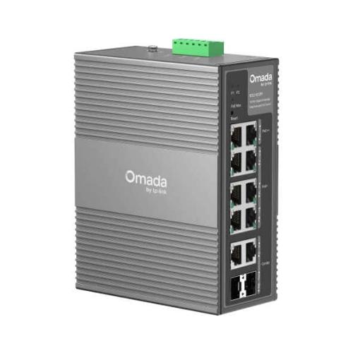 Switch industriel 8 giga PoE+ 240W 2 SFP TP-Link IES210GPP