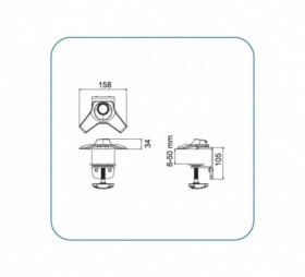 Support articulé à pincer pour écran 15-24’ Aavara TC210