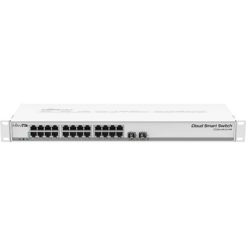 Switch Cloud 24 ports giga 2 SFP Mikrotik CSS326