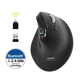 Souris Bluetooth rechargeable Ergo Auditor IA Port Design