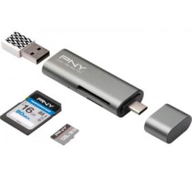 Lecteur de cartes mémoire USB-C PNY